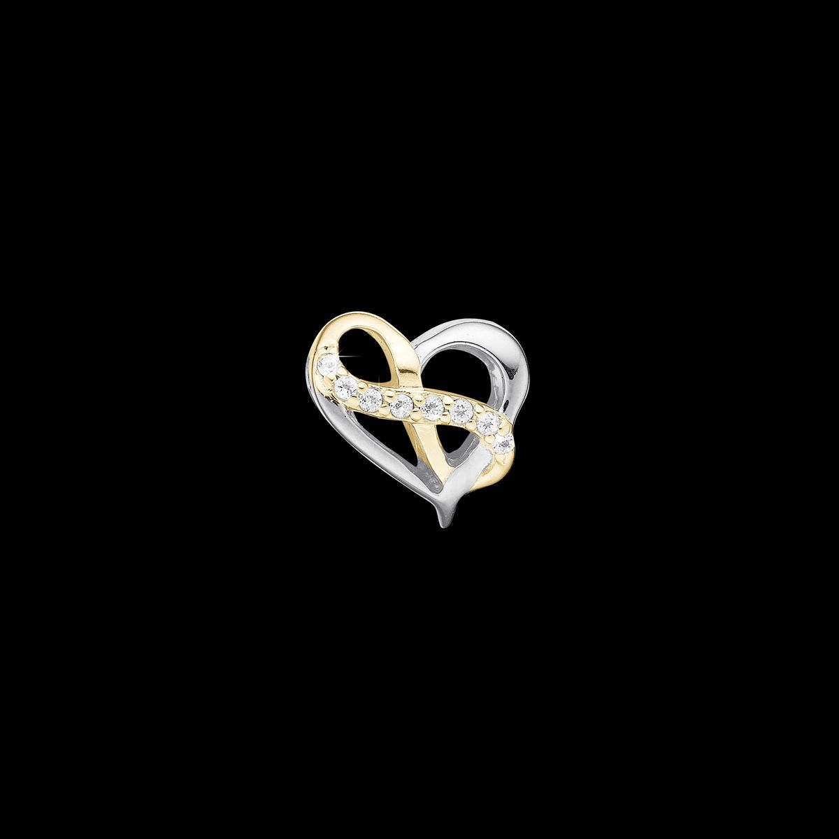 Christina Design London Jewelry & Watches - Heart With Eternity Charm 623-BB278