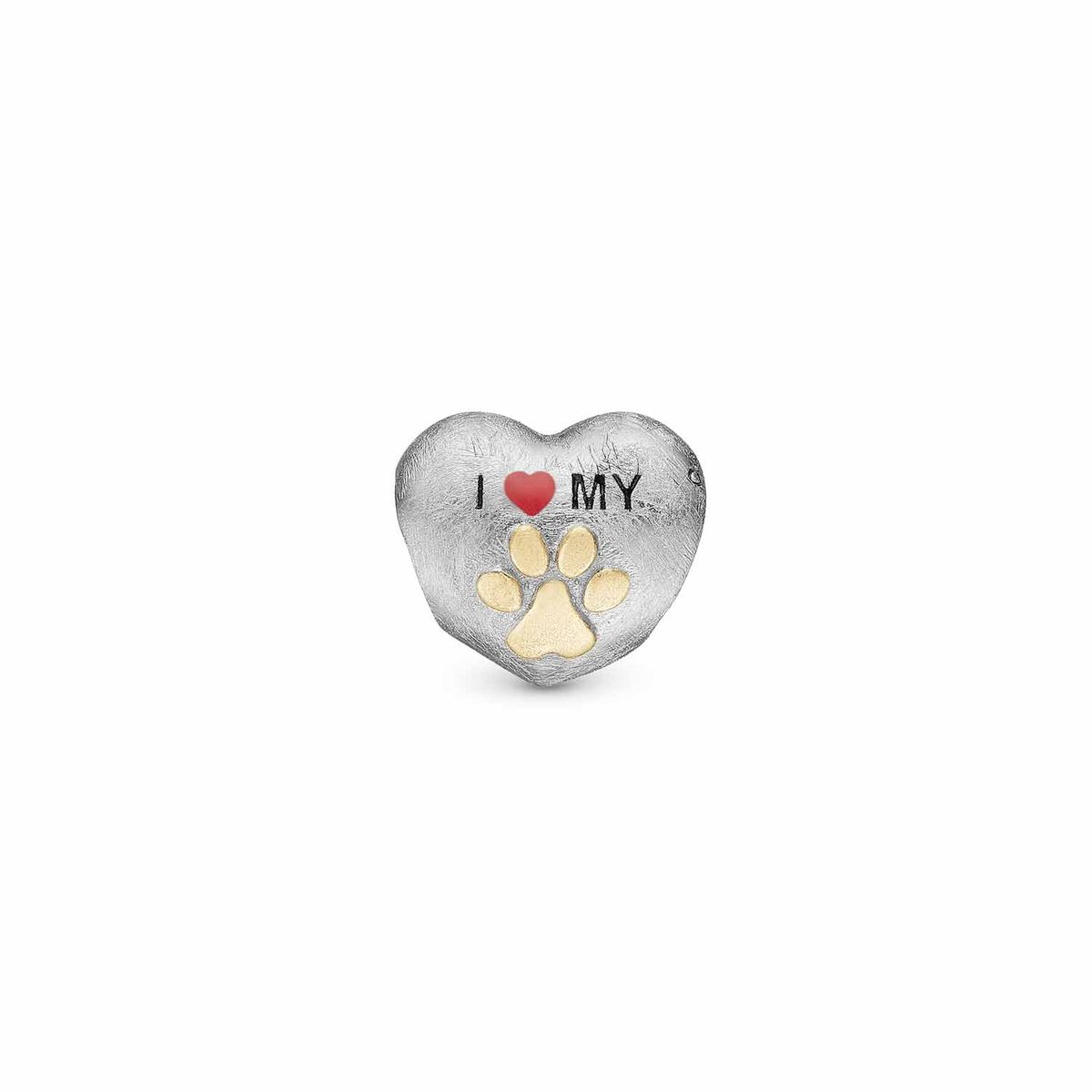 Christina Design London Jewelry & Watches - I Love My Pet charm sølv Forgyldt sterlingsølv