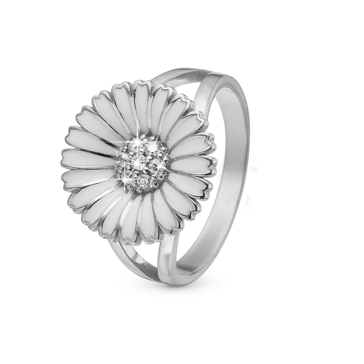 Christina Design London Jewelry & Watches - Marguerit ring CZ Sterlingsølv