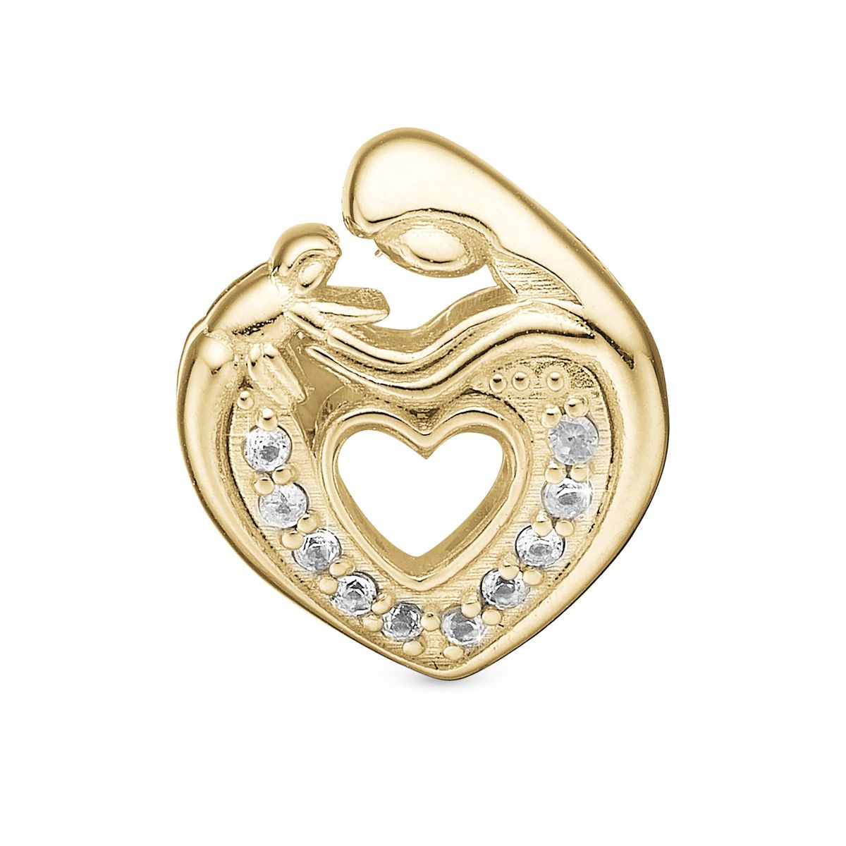 Christina Design London Jewelry & Watches - Mother Child Heart charm 630-G233