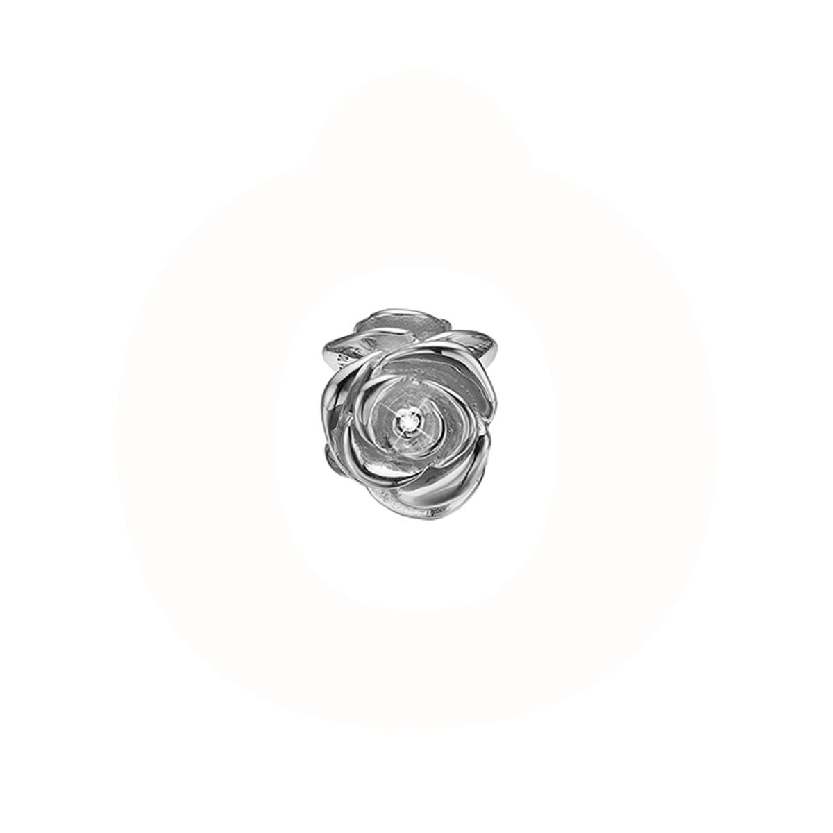 Christina Design London Jewelry & Watches - Rose charm sølv