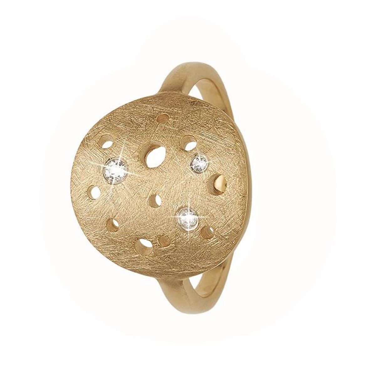 Christina Design London Jewelry & Watches - The Moon Ring Forgyldt Sølv 800-3.22.B