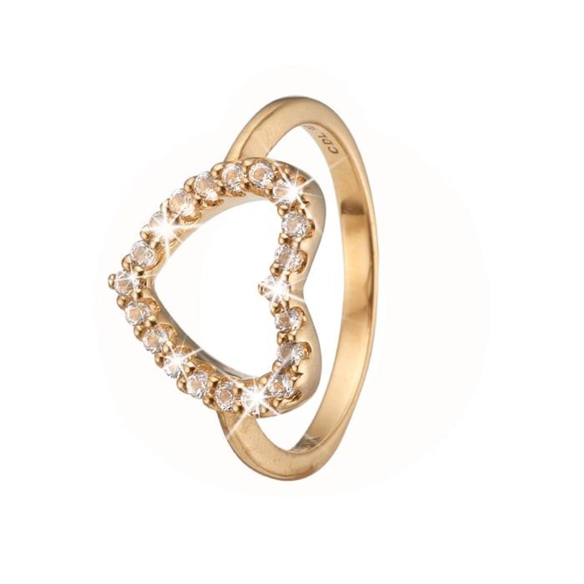 Christina Design London Jewelry & Watches - Zirkonia Heart Ring 800-3.21.B