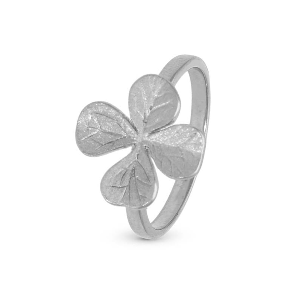 Christina Jewelry Four Leaf Clover ring i sølv