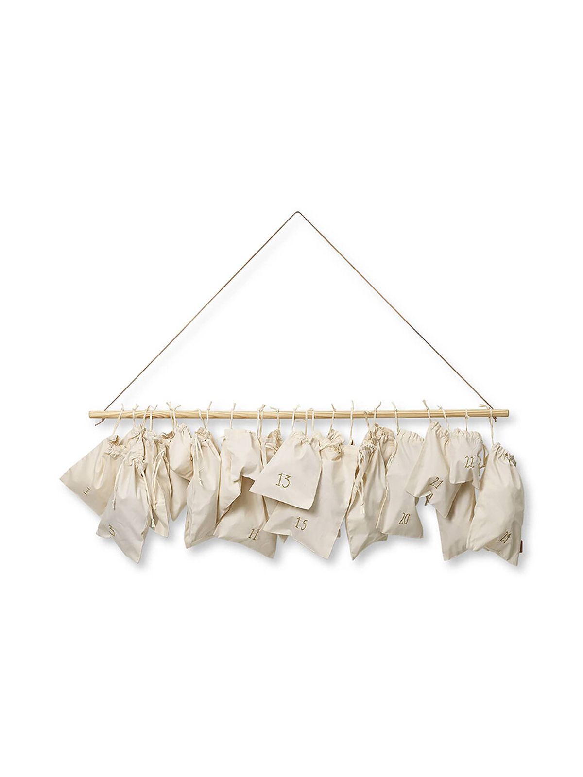 Christmas Countdown, 24 bags fra Ferm Living (Off-white)