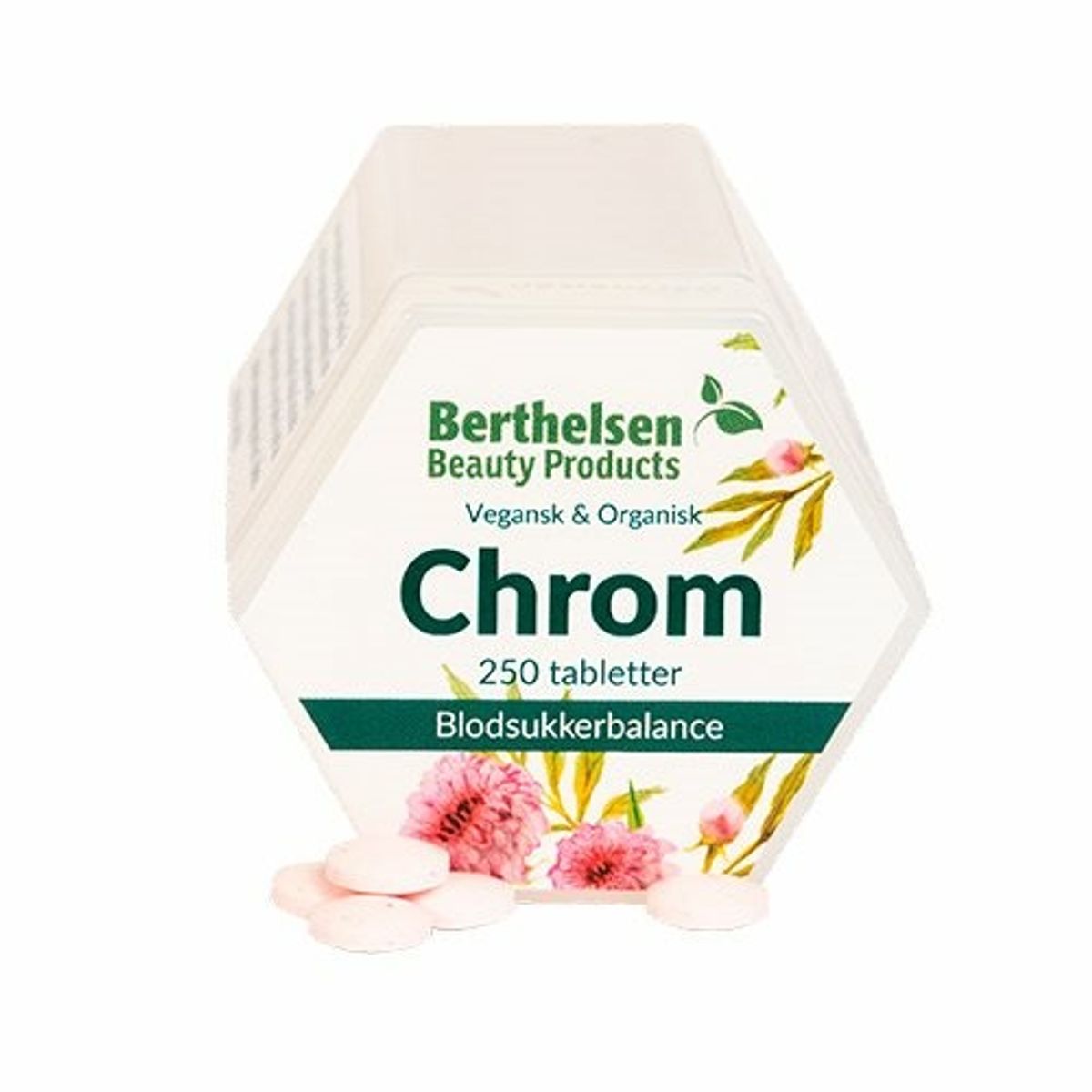 Chrom 62,5 mcg H. Berthelsen - 250 tabletter