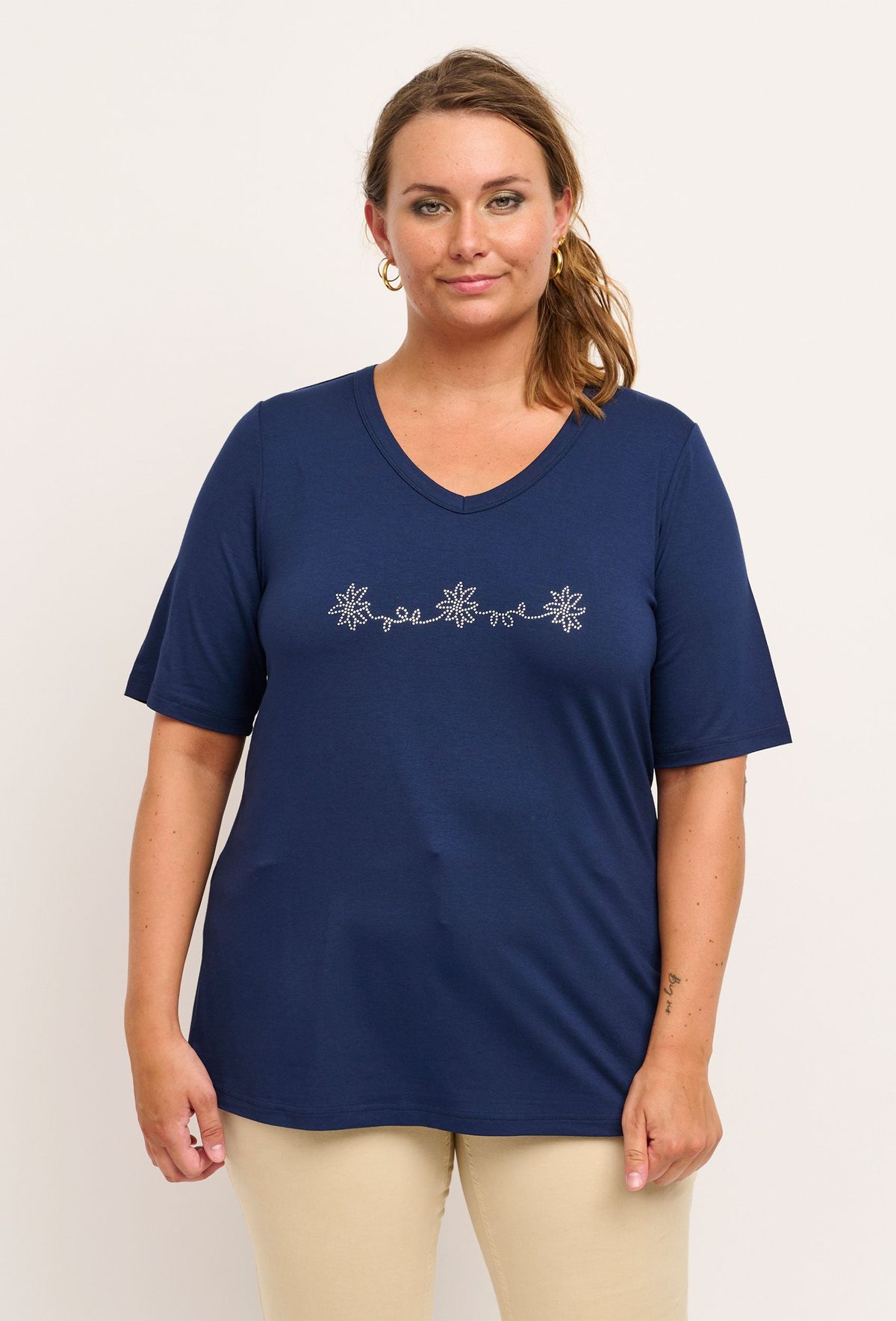 Chtilde - Navy - T-shirt - 46