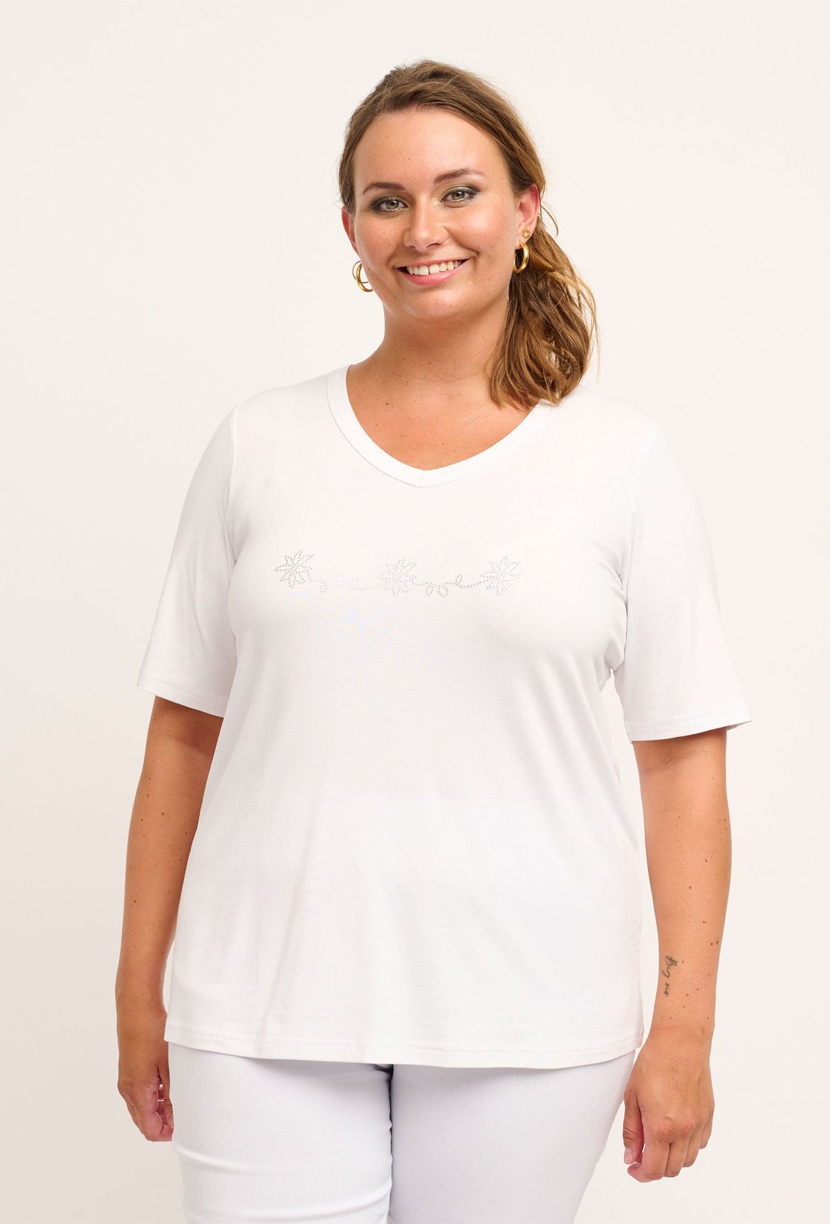 Chtilde - Optical White - T-shirt - 44