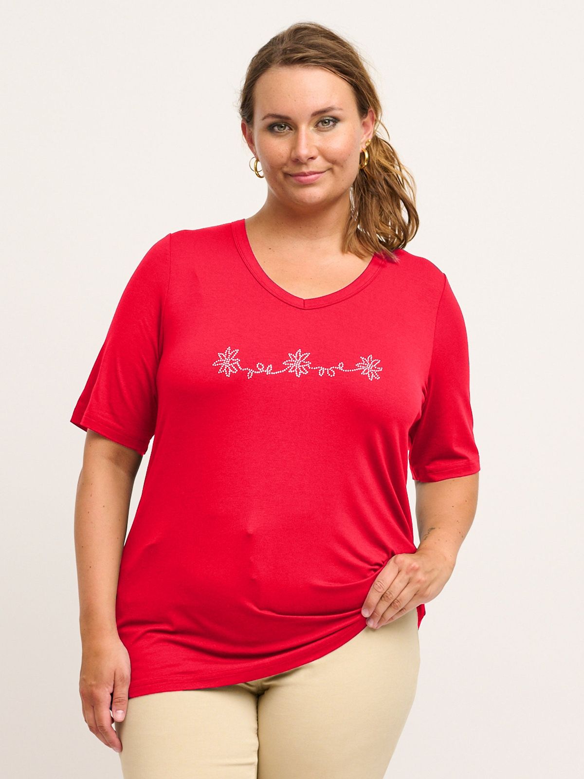 Chtilde - Strawberry Red - T-shirt - 42