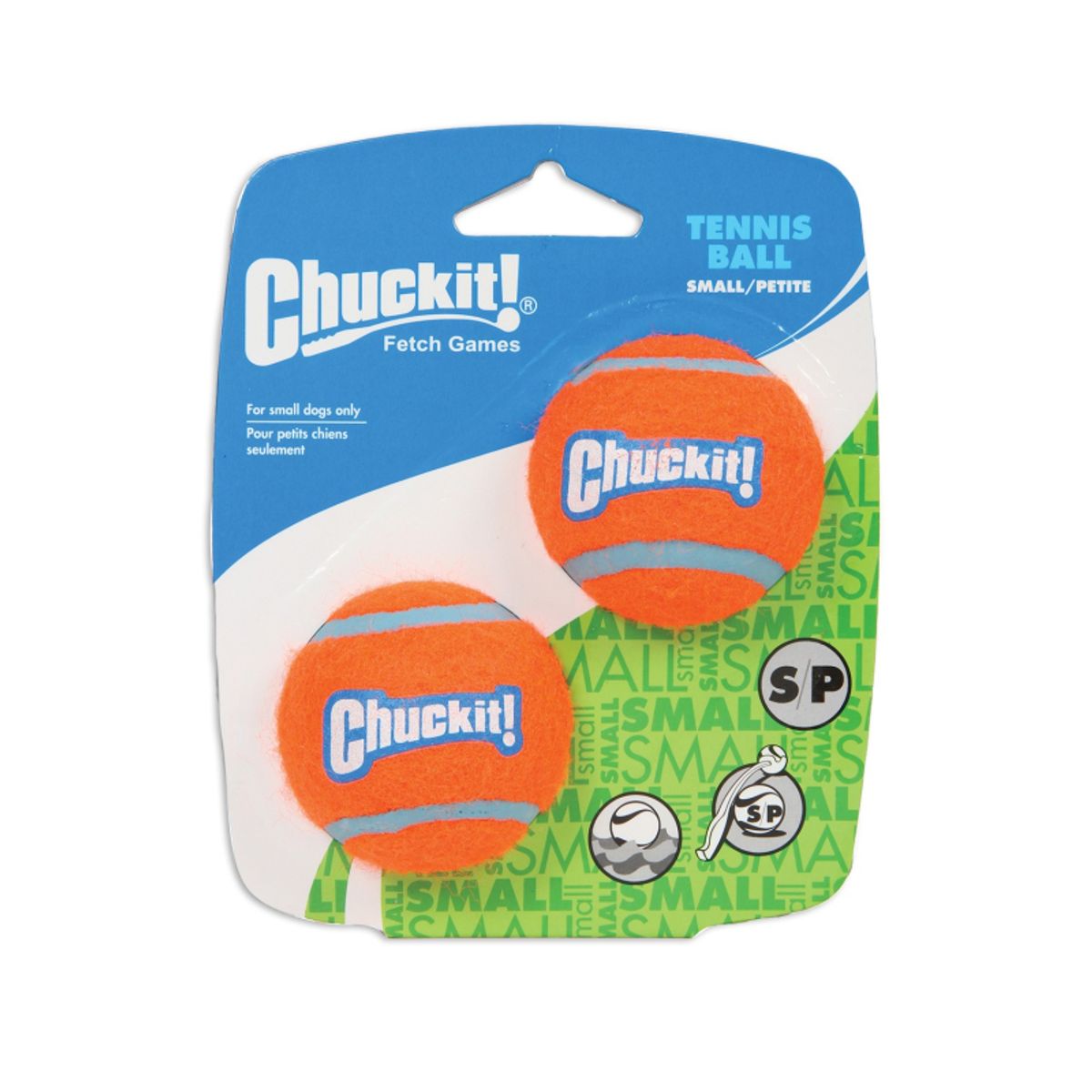 Chuckit! Tennis Ball, Small, 2-pak