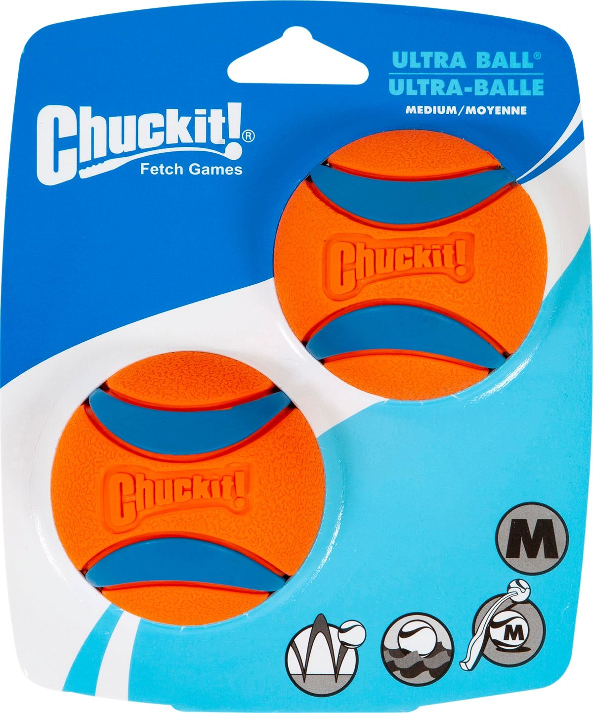 CHUCKIT - Ultra bold, 2 stk. - Medium