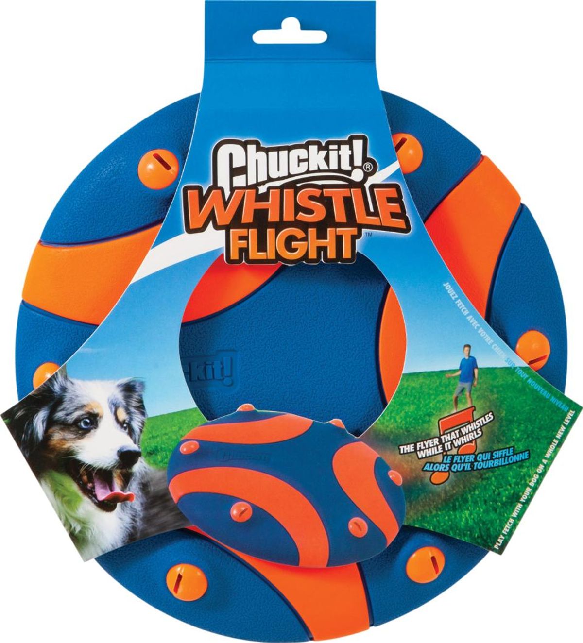 CHUCKIT - Whistle Flight, fløjte frisbee