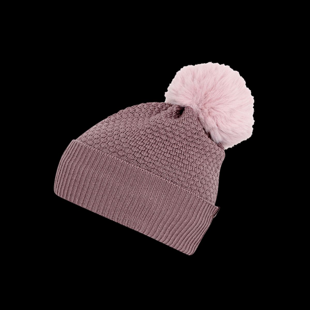 Chunky Oslo Beanie w fake fur - 47 - 47/49