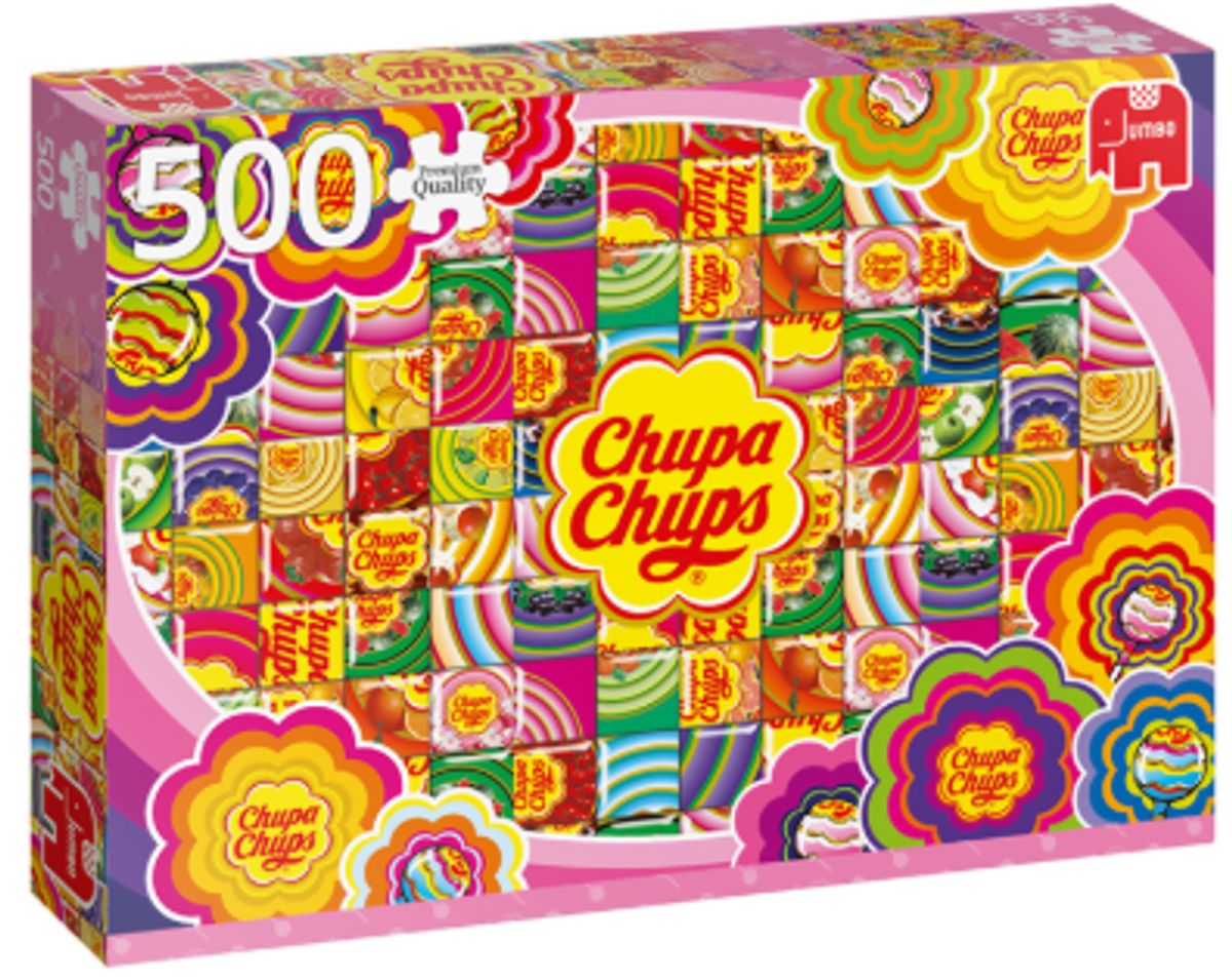 Chupa Chups Colourful - 500 brikker