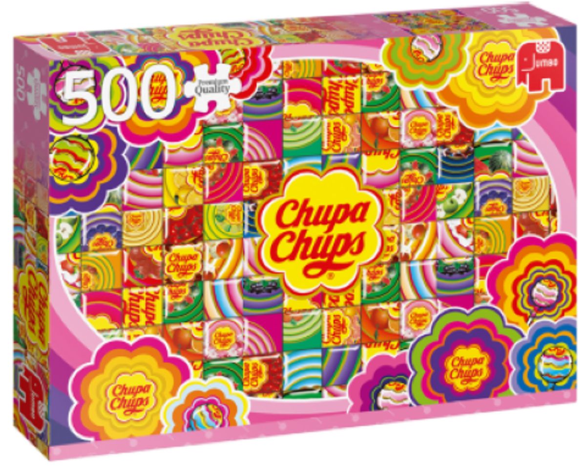 Chupa Chups Colourful - 500 brikker