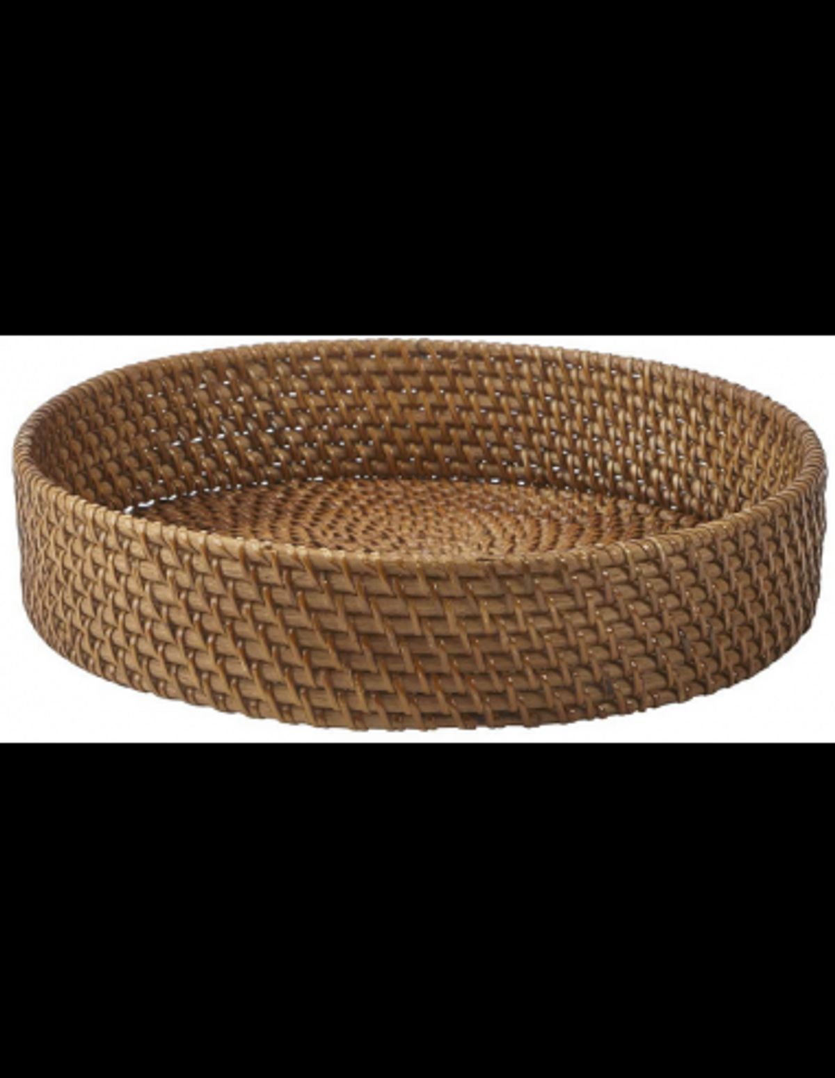 CINO Opbevaringskurv i rattan H6 x Ø30 cm - Ingefær