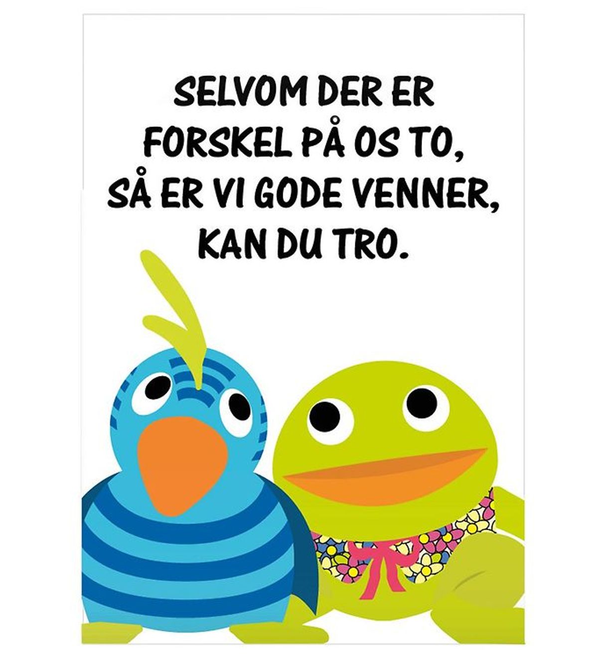 Citatplakat Plakat - A3 - Gode Venner