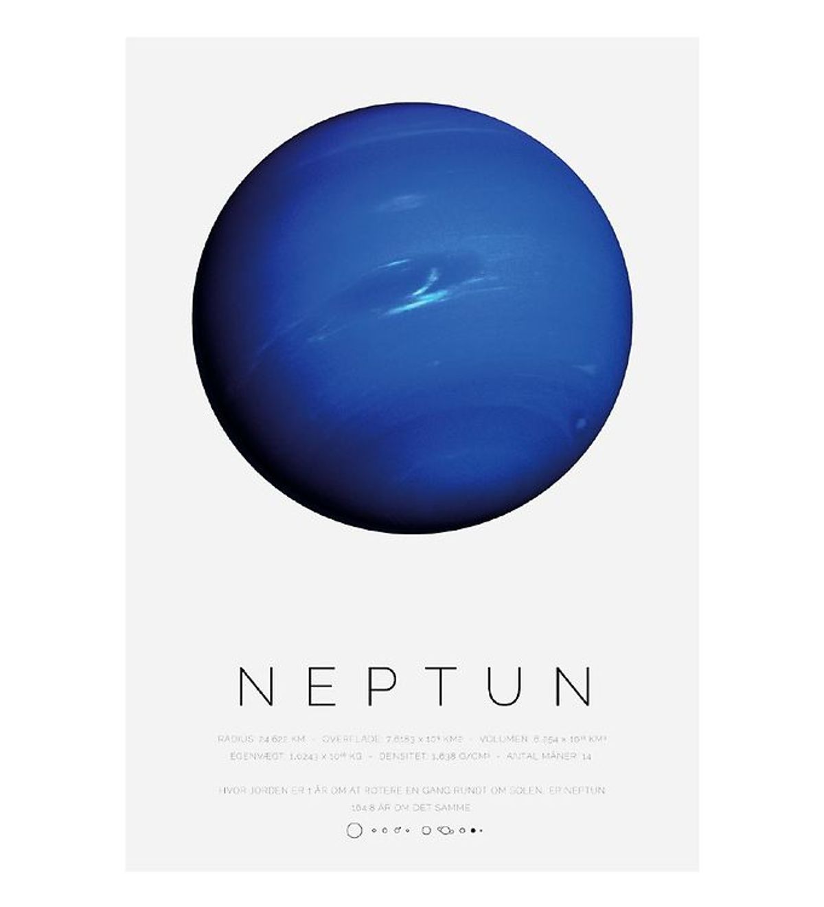 Citatplakat Plakat - A3 - Neptun