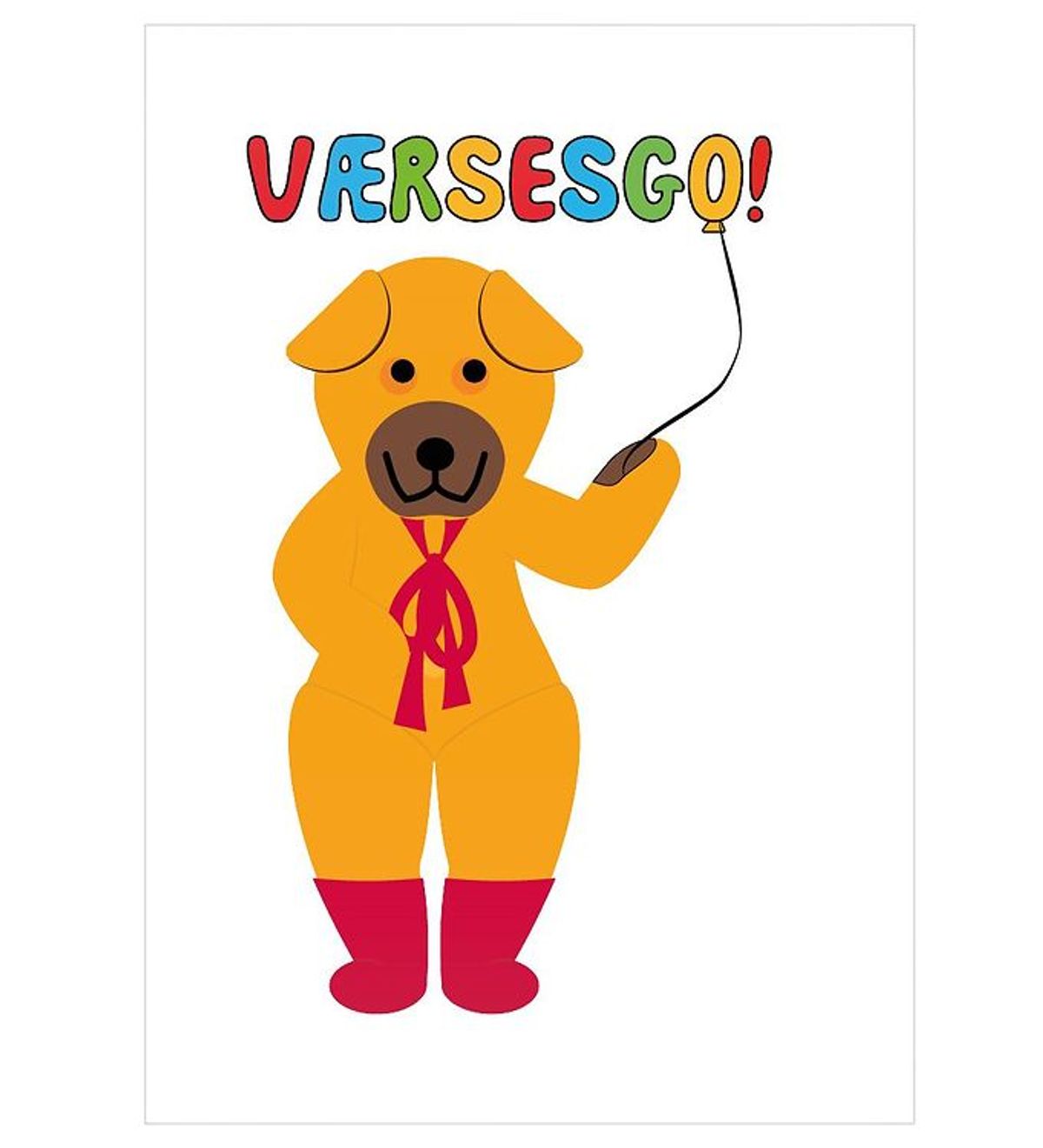 Citatplakat Plakat - B2 - Bamse - Værsesgo