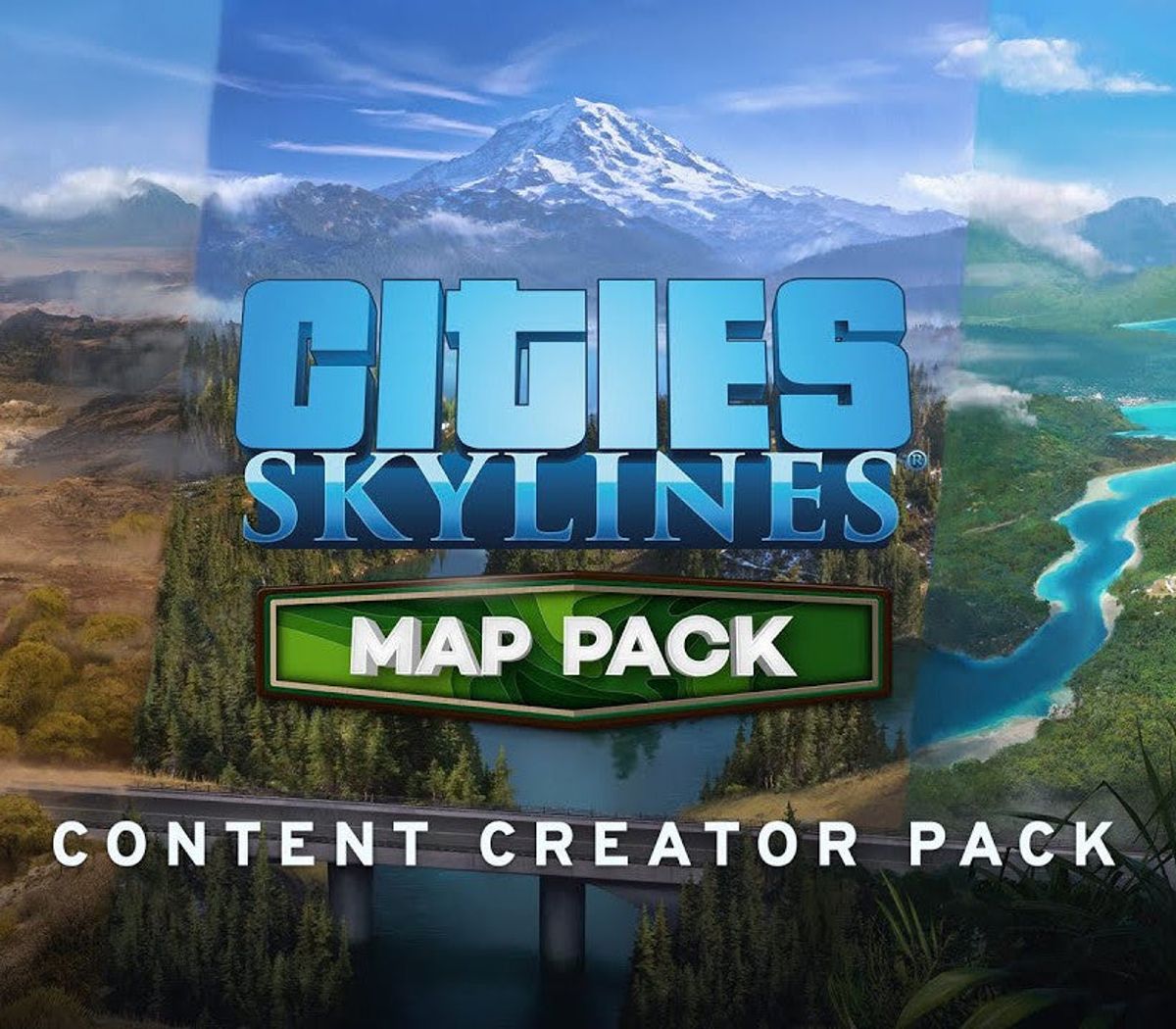 Cities: Skylines - Content Creator Pack: Map Pack - Steam - EZGame.dk