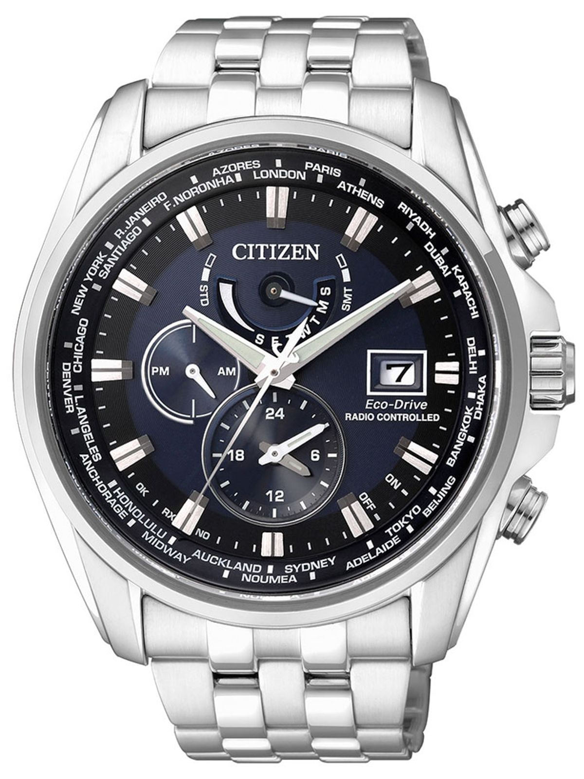 Citizen AT9030-55L Herreur Ur med Radiostyring