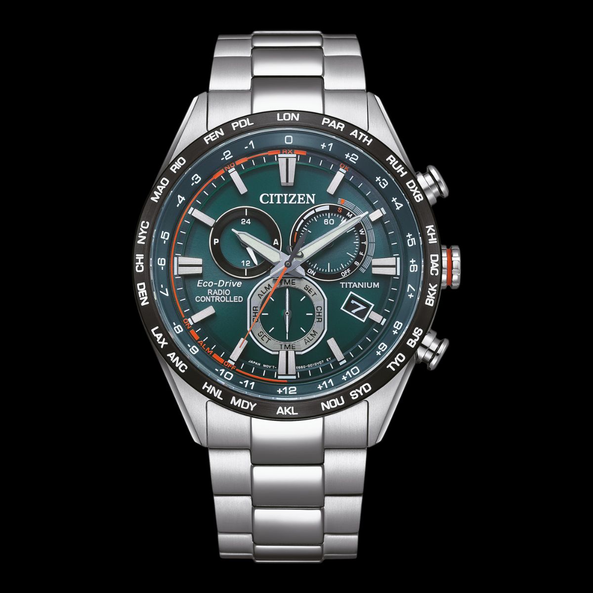 Citizen Radio Controlled Supertitanium Eco-Drive Ur til Herre CB5946-82X