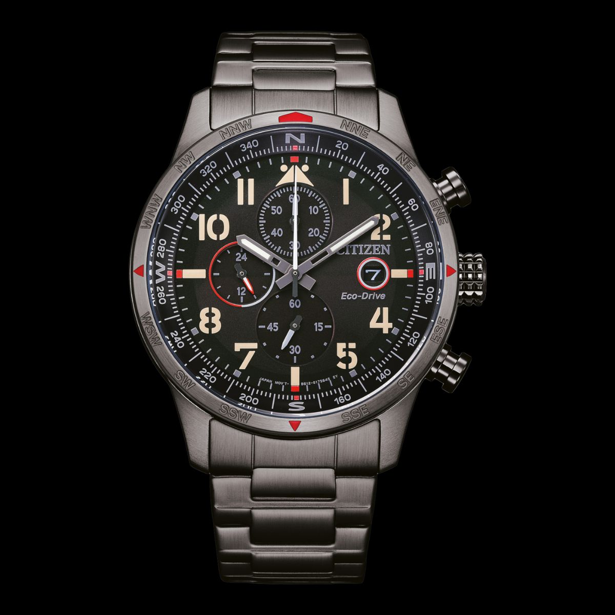 Citizen Ur til Herre Pilot Chrono Eco-Drive CA0797-84E