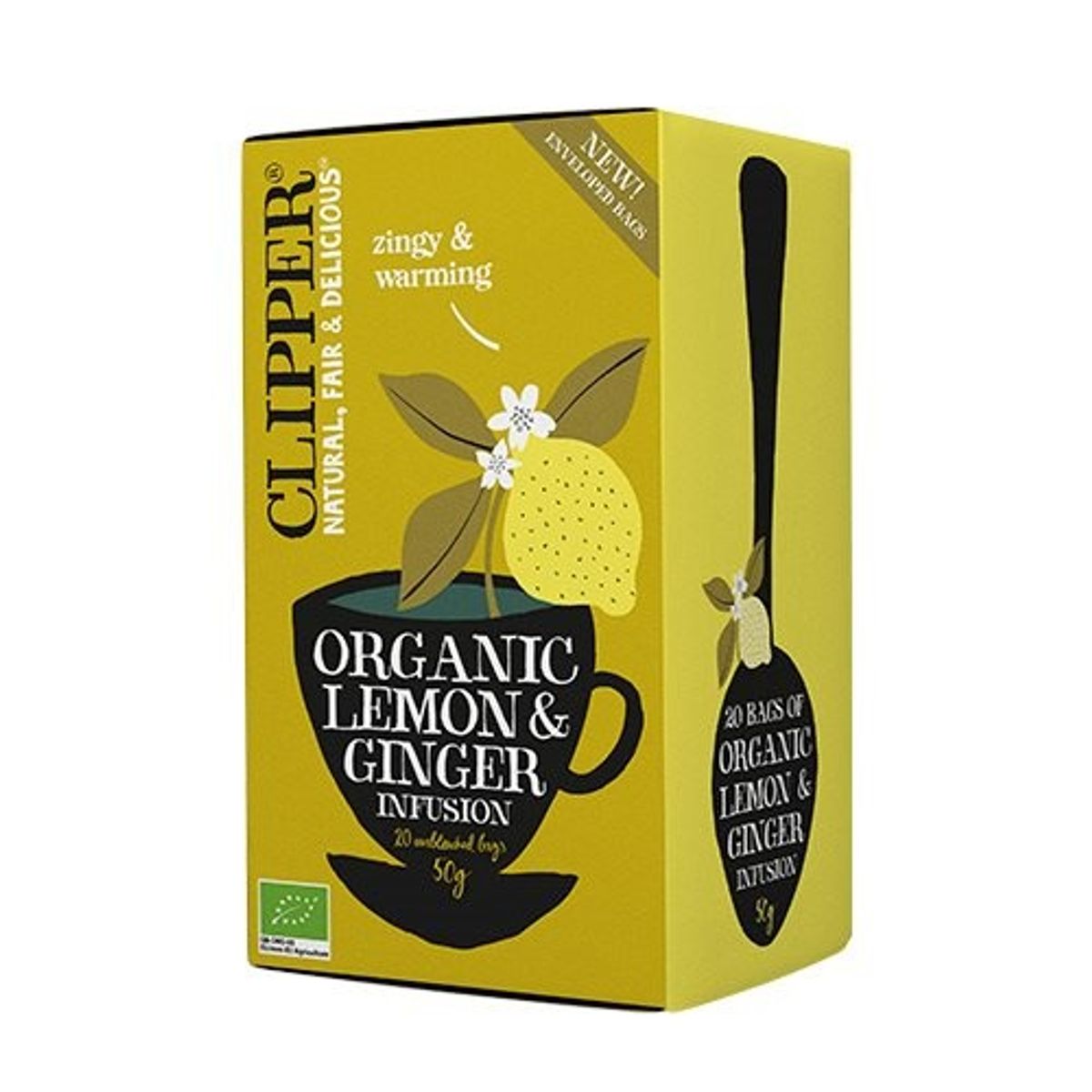 Citron & Ingefær Te Ø Clipper - 20 breve