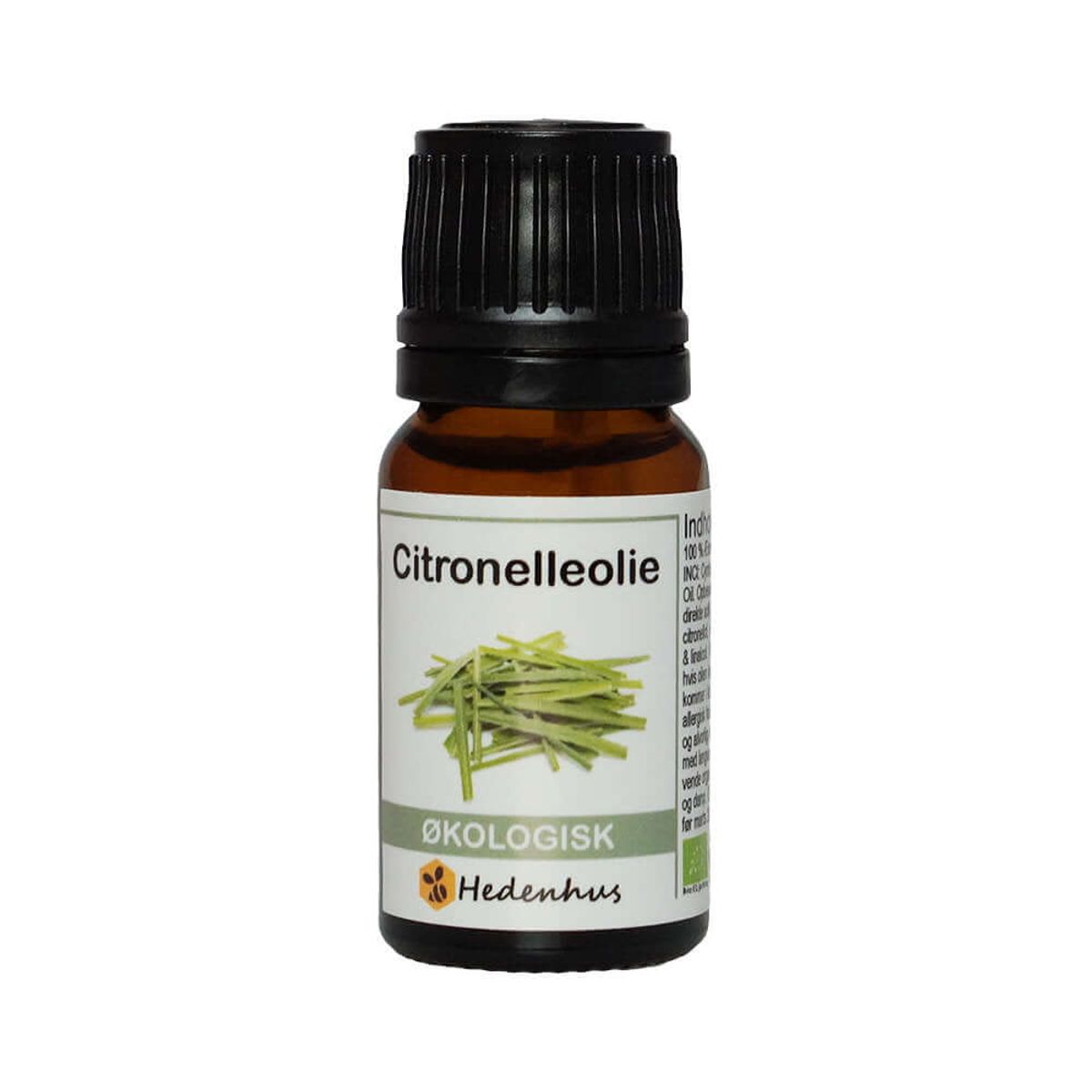 Citronelle - Citronella olie - Økologisk - 10 ml