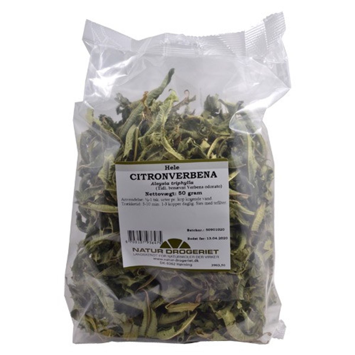 Citronverbena hel (jernurtblade) - 50 gram