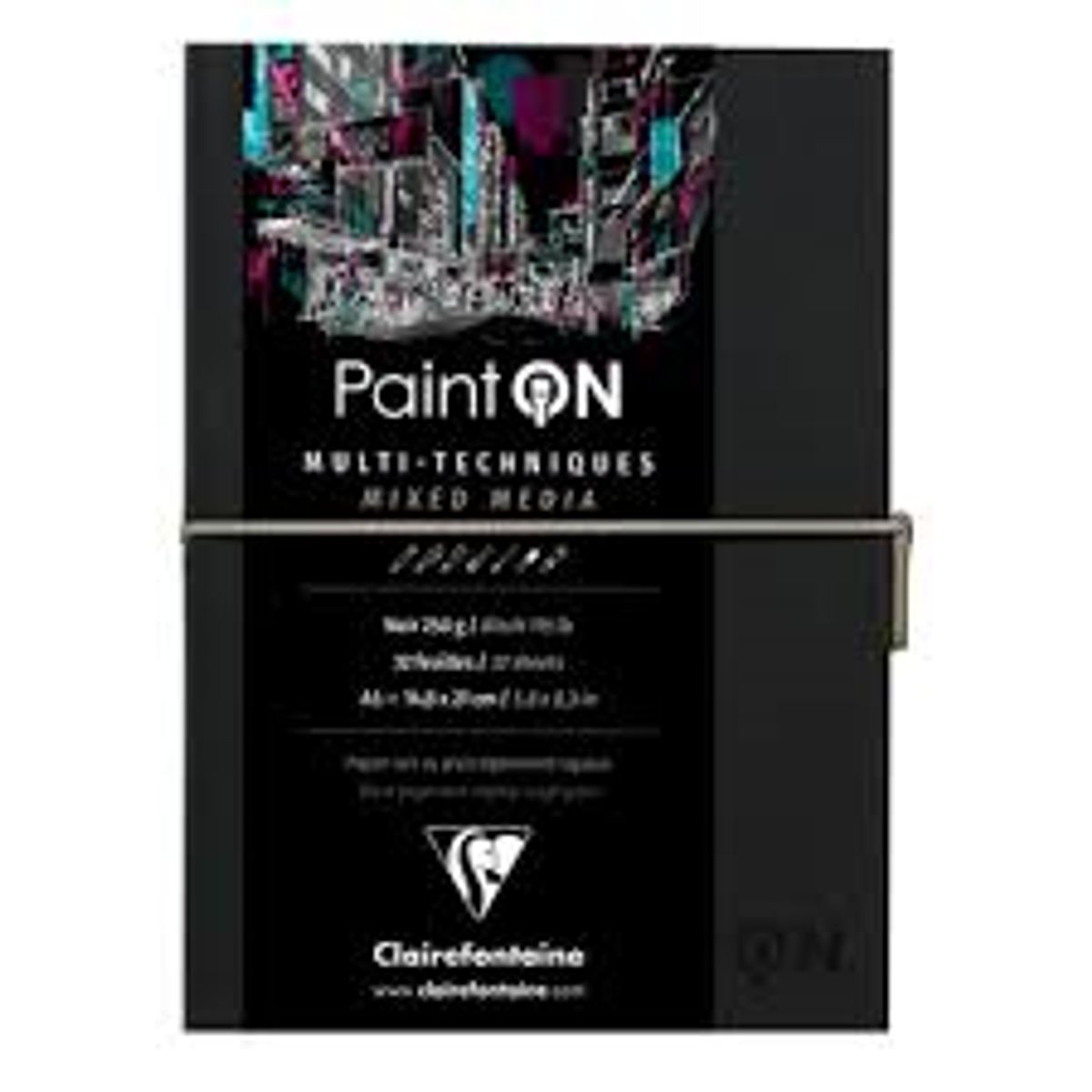 CLAIREFONTAINE PAINT-ON BLACK SKITSEBØGER A5