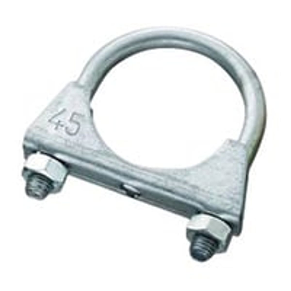 Clamp til udstdning, el-galvaniseret, 48 mm