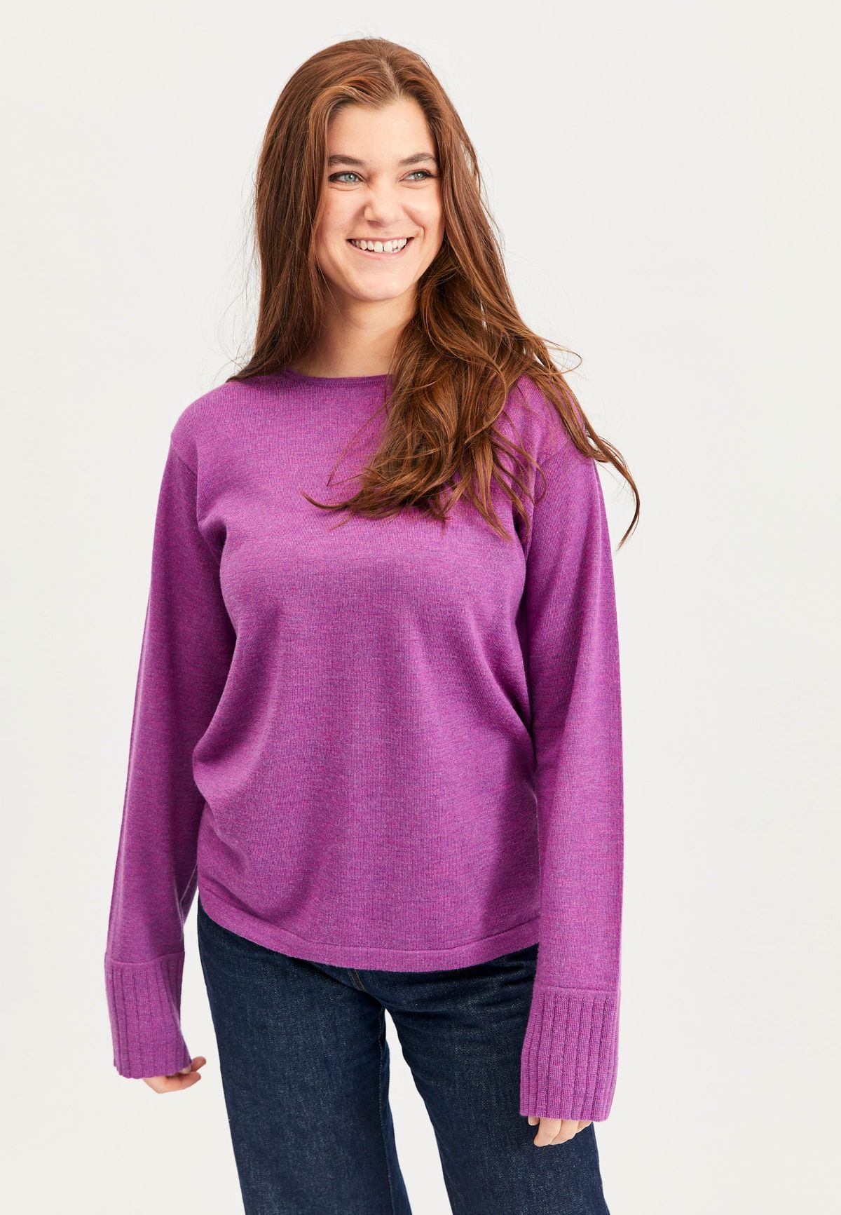 Clara - Hotensia Purple Melange - L