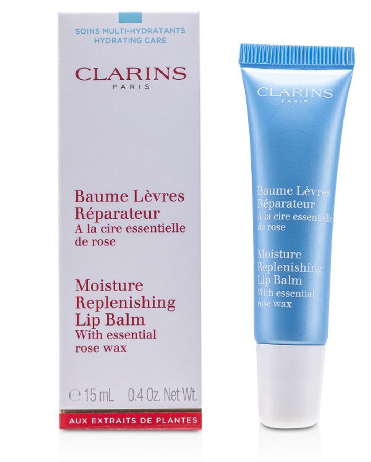 Clarins paris hydra-essential moisture replenishing lip balm 15ml