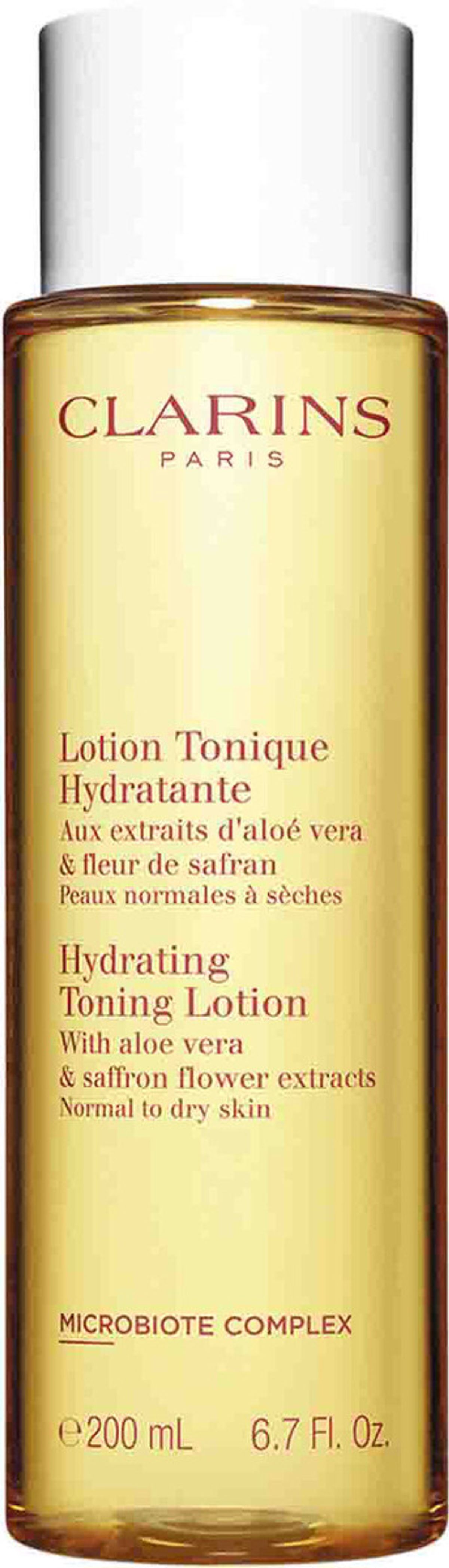 Clarins paris hydrating toning lotion with aloe vera 200ml