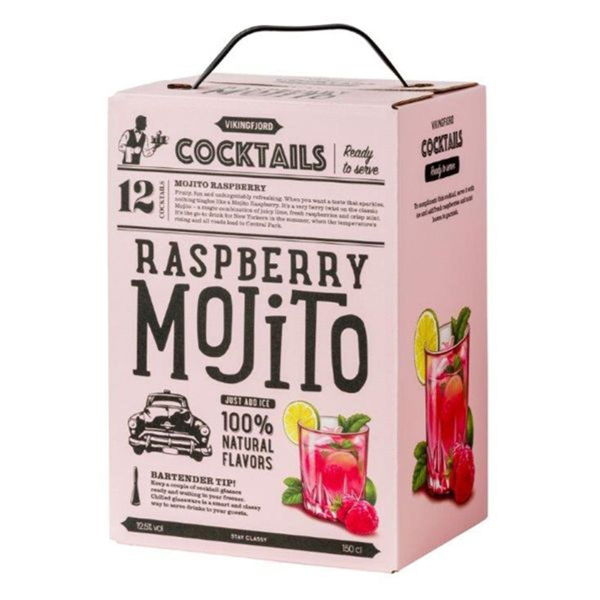 Classic Cocktails Raspberry Mojito Bib 150 Cl.