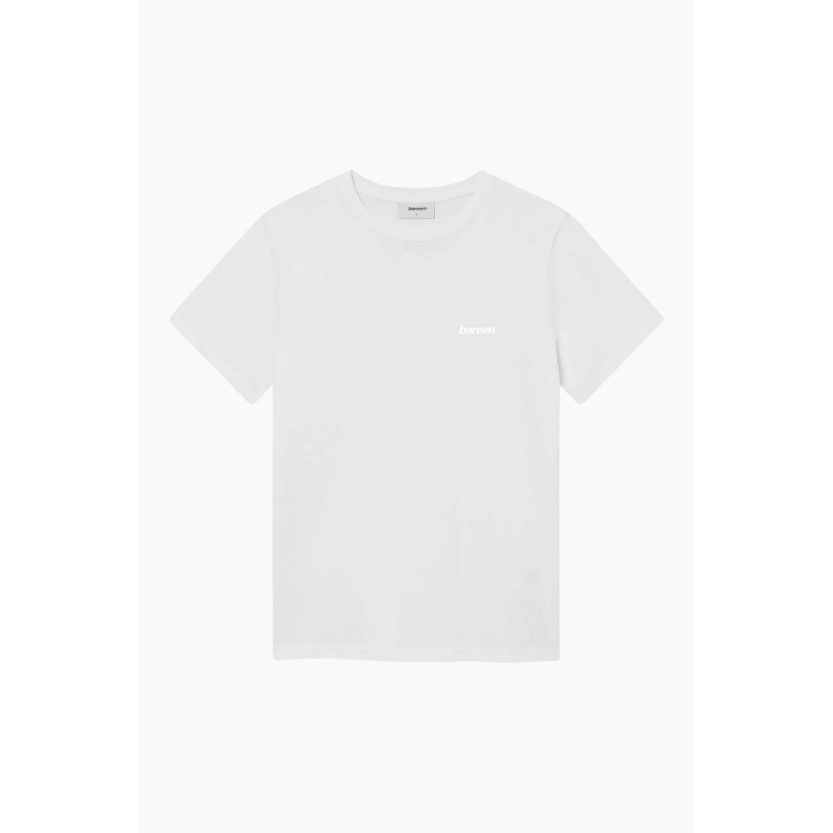 Classic Fit Tee - White - bareen - Hvid XS