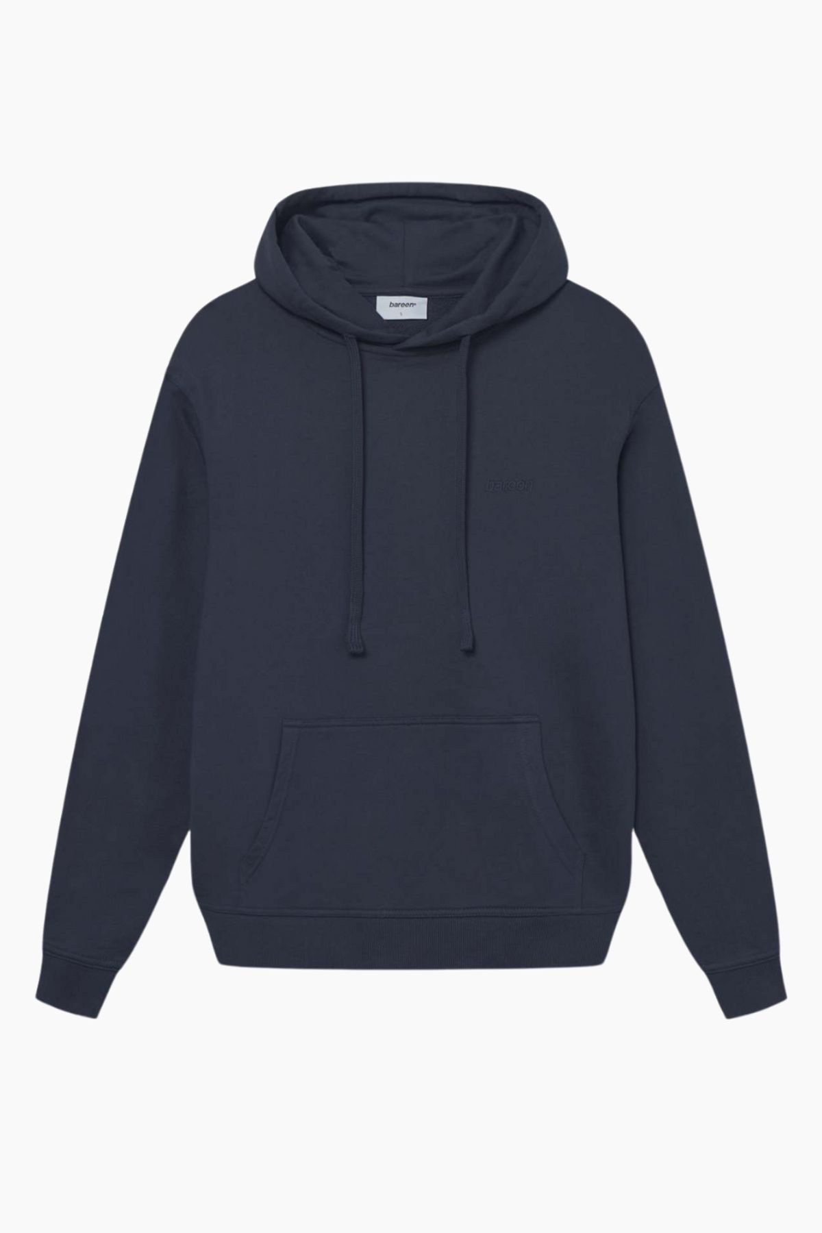 Classic Hoodie - Navy Blue - bareen - Navy L