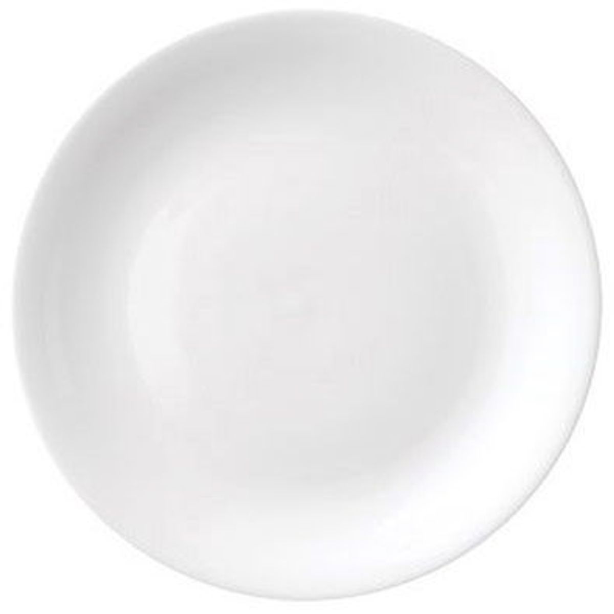 Classic porcelæn tallerken 26cm hvid 6stk