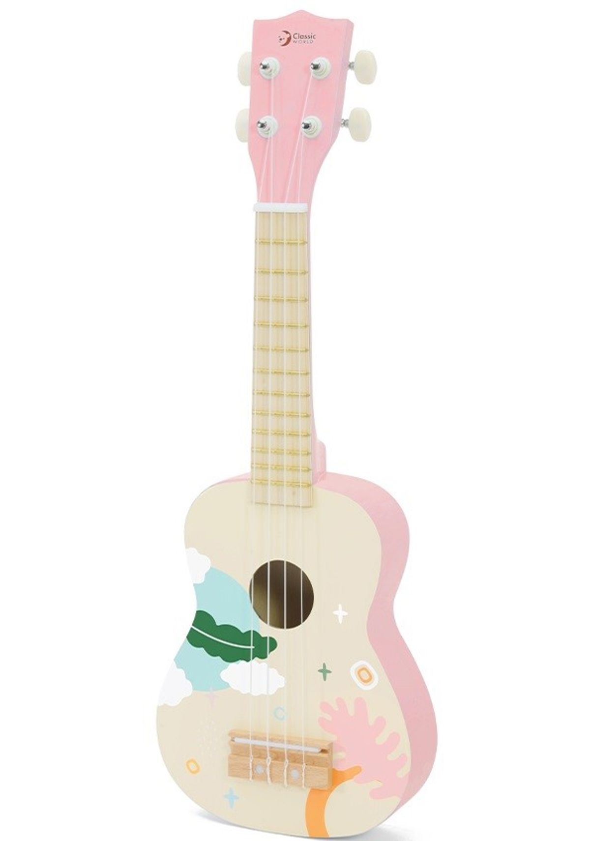 Classic World Iris Ukulele Pink i træ (fra 36 M)