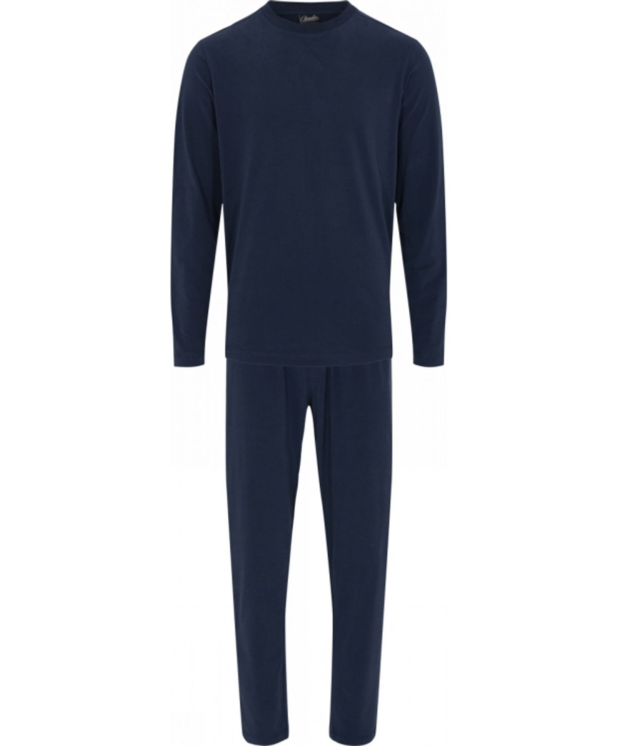 Claudio pyjamas jersey i navy til herre