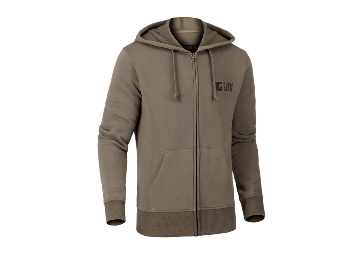 ClawGear CG Logo Zip Hoodie - RAL7013 - 44L = 29/34