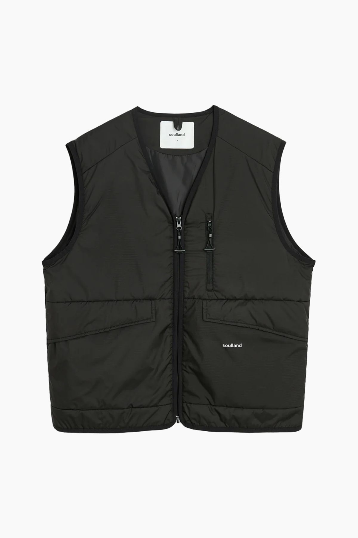 Clay Vest - Black - Soulland - Sort M-L