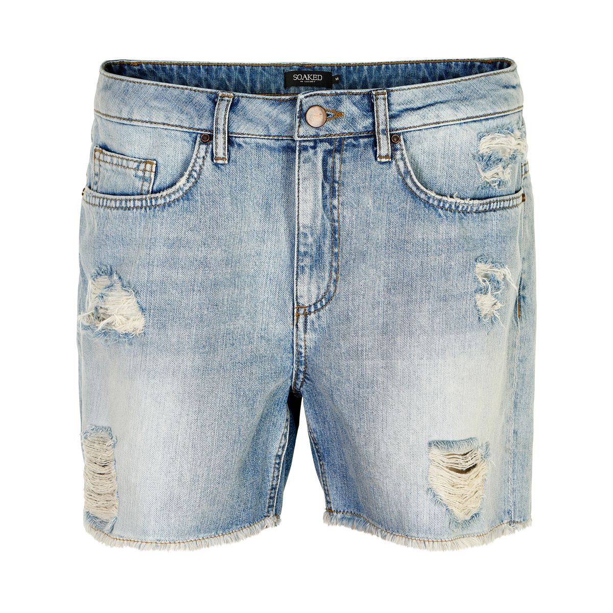 Clayton Distressed Shorts | Soaked in Luxury - L