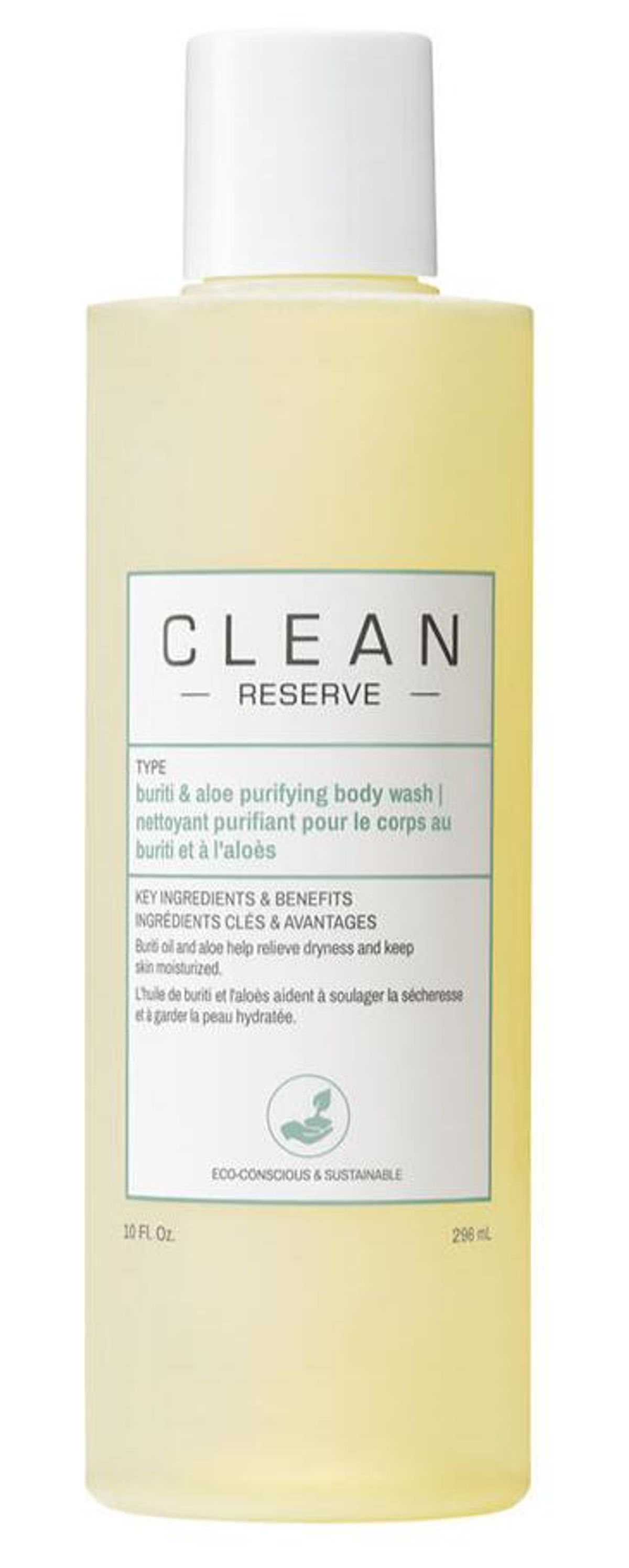 CLEAN RESERVE Buriti Hydrating Body Wash, 296ml.