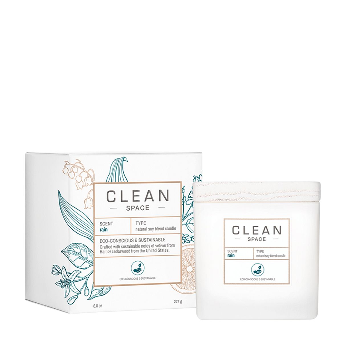 Clean Space Rain Candle 227 g.