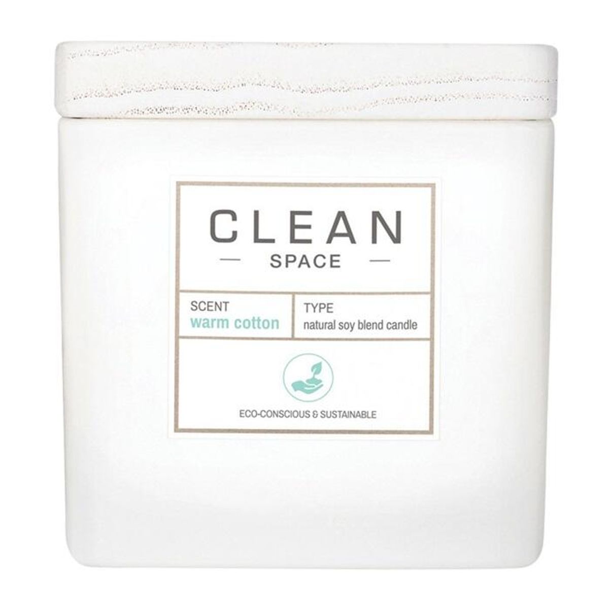 CLEAN SPACE Warm Cotton Candle, 227 g.