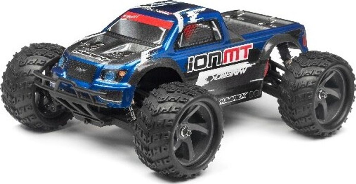 Clear Monster Truck Body With Decals (ion Mt) - Mv28074 - Maverick Rc