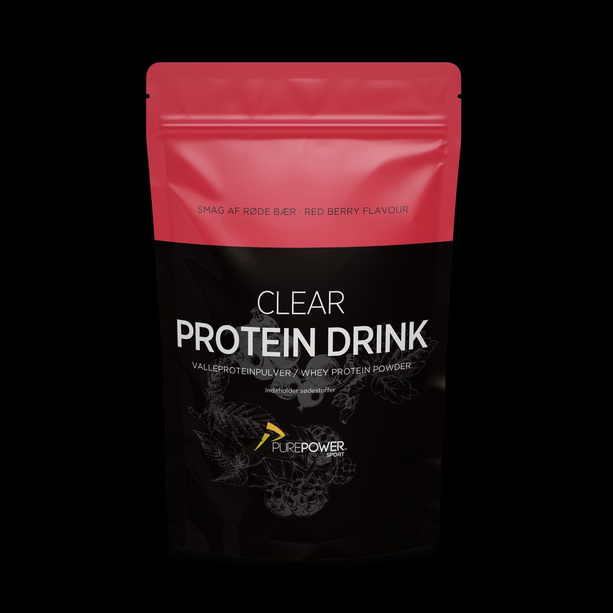 Clear Protein Drink Røde Bær 400 g