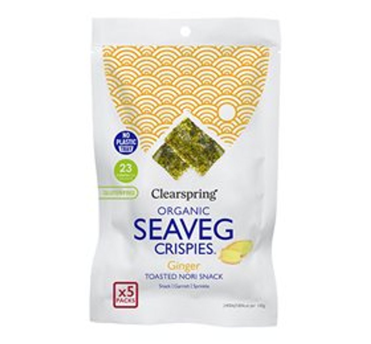 Clearspring Tang chips Ingefær Multipack Ø 1 pk.